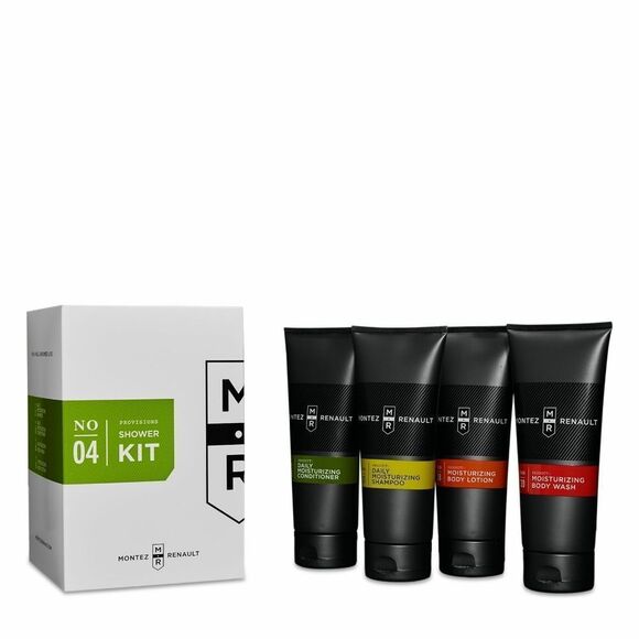 New! MONTEZ RENAULT 4-Pack Men's Daily Shower Kit 6.8-oz Each - Picture 1 of 3